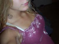 Blonde amateur Kylie takes self shots during safe for work action - Photo #1