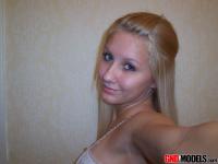 Blonde amateur Kylie takes self shots during safe for work action - Photo #7