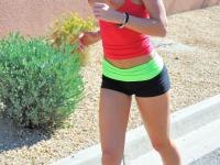 Sweet amateur teen Randi gets nude while jogging and poses at home - Photo #5