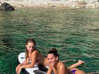Hot lesbians take nude and non-nude photos during outdoor adventures - Photo #12
