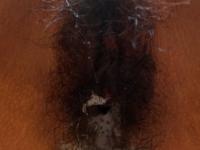 Slim Asian girl with long red hair and a hairy muff gets banged POV style - Photo #14