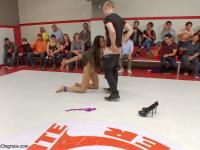 Athletic Lyla Storm endures bound humiliation after a naked wrestling loss - Photo #7