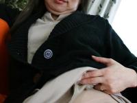 Asian mature brunette Yoshiko Makihara is showing off in sexy pantyhose - Photo #2