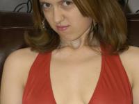 Redheaded amateur gets jizz on her face while keeping her mouth shut tight - Photo #2