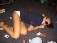 College girls get drunk as skunks before engaging in lesbian sex acts - Photo #19