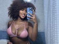 Ebony solo girl takes selfies in a variety of revealing lingerie outfits - Photo #7