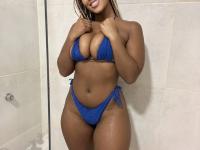 Ebony solo girl takes selfies in a variety of revealing lingerie outfits - Photo #13