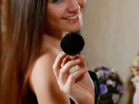 Very pretty girl Stefany Sonri gets totally naked in her bedroom - Photo #4