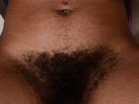 Sexy ballerina Oya strips to show big tits & spread her hairy pussy on a chair - Photo #20