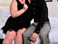 Fat Canadian housewife Nikki Hayze kisses her toy boy before fucking - Photo #4