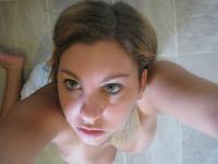 Busty amateur Nikki Morgan shows off her breathtaking big boobs up close - Photo #15