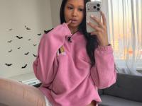 Hot Latina teen Suzie Stone presents her bubble ass and twat in stockings - Photo #3