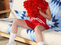 Naughty cheerleader Leighlani Red is a cute girl that has a sweet pussy - Photo #4