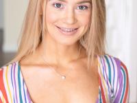 Blonde teen Anastasia Knight sports a creampie after a hard anal fuck - Photo #1