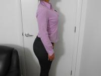 Amateur Venezuelan Rose Monroe strips her shirt and pants and displays her tits - Photo #3