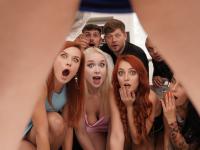Slutty European girls showing off their phenomenal sex skills at the party - Photo #3