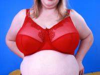 Chubby amateur Charlly Moore shows her big juggs and ass before POV sex - Photo #3