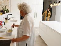 Blonde granny with saggy boobs Maria gets her twat filled with a young dick - Photo #2