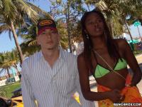 Ebony sweetheart China gets picked up and fucked by a white stranger - Photo #6