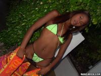 Ebony sweetheart China gets picked up and fucked by a white stranger - Photo #7