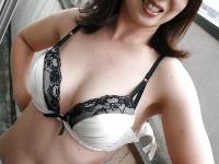Asian MILF Naho Tajiri taking off her lingerie and toying her hairy gash - Photo #5