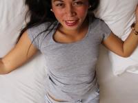 Asian babe Mercy Elad shows off her big booty & her shaved pussy - Photo #9