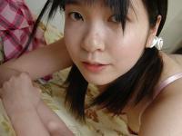 Shy asian teen stripping down and showcasing her gash in close up - Photo #8