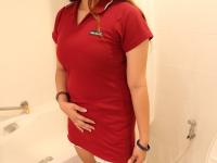 Sweet brunette babe Golf B shows her big boobs and gets pounded deeply - Photo #2