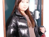 Japanese GF Haruka Izumi shows her creampied shaved pussy after having sex - Photo #1