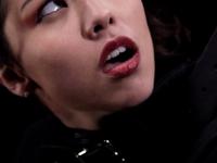Asian girl is masturbated while restrained and ball gagged in an dungeon - Photo #2