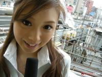 Japanese reporter Aiko Hirose getting stripped & toyed while on the job - Photo #1