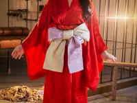 Japanese female Sakura Kurokawa is suspended from the ceiling by rope - Photo #12