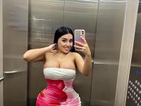 Hot Latina girl shows her huge tits and big ass in public and private locations - Photo #10