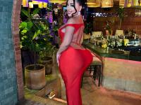 Hot Latina girl shows her huge tits and big ass in public and private locations - Photo #14