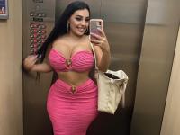 Hot Latina girl shows her huge tits and big ass in public and private locations - Photo #16