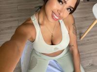 Hot Latina girl with long hair takes selfies in revealing clothing - Photo #5