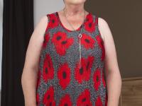 Redheaded granny has her big boobs fondled while being masturbated - Photo #2
