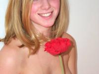 Sexy amateur shows her trimmed pussy and fondles her tits with puffy nipples - Photo #9