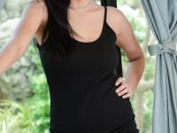 Pretty Asian babe Kahlisa flaunts her big tits and spreads her hairy pussy - Photo #3