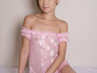 Japanese solo girl Nanako Takeuchi releases her tiny tits from sexy lingerie - Photo #4