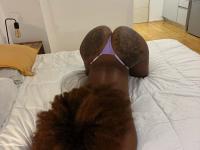 Ebony amateur models in bikini panties while sporting hairstyles - Photo #10