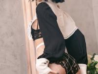 Naughty Asian nun shows off her petite body wearing a skimpy uniform - Photo #8