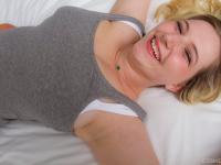 Plump amateur Mim Turner uncorks her big naturals as she strips to panties - Photo #5