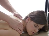 Skinny teen girl gets ass fucked by her dirty minded masseur - Photo #1
