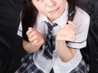 Japanese schoolgirl Araki Mai sucks the cum from a cock in her school uniform - Photo #15