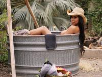 Ebony cowgirl Jenna J Foxx with juicy tits is tempted by married man - Photo #1