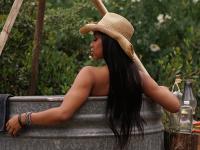 Ebony cowgirl Jenna J Foxx with juicy tits is tempted by married man - Photo #5