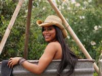 Ebony cowgirl Jenna J Foxx with juicy tits is tempted by married man - Photo #8