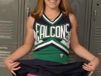 Teen cheerleader gets totally naked in front of change room lockers - Photo #4
