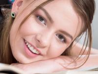 Naughty schoolgirl Alex Blake enjoys daddy's big dick then takes a facial - Photo #3